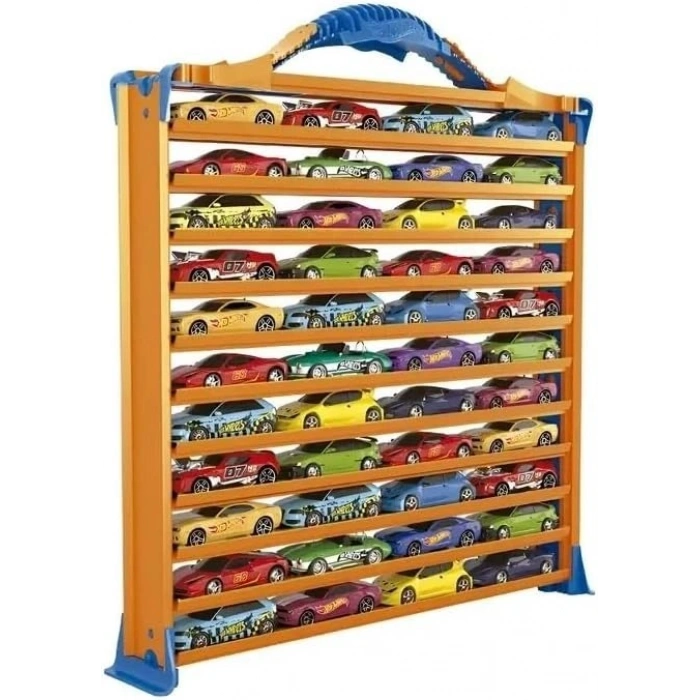 HOT Wheels Taşıma Saklama Çantası ve Hız Rampası 44 Araba Kapasiteli HWCC9B