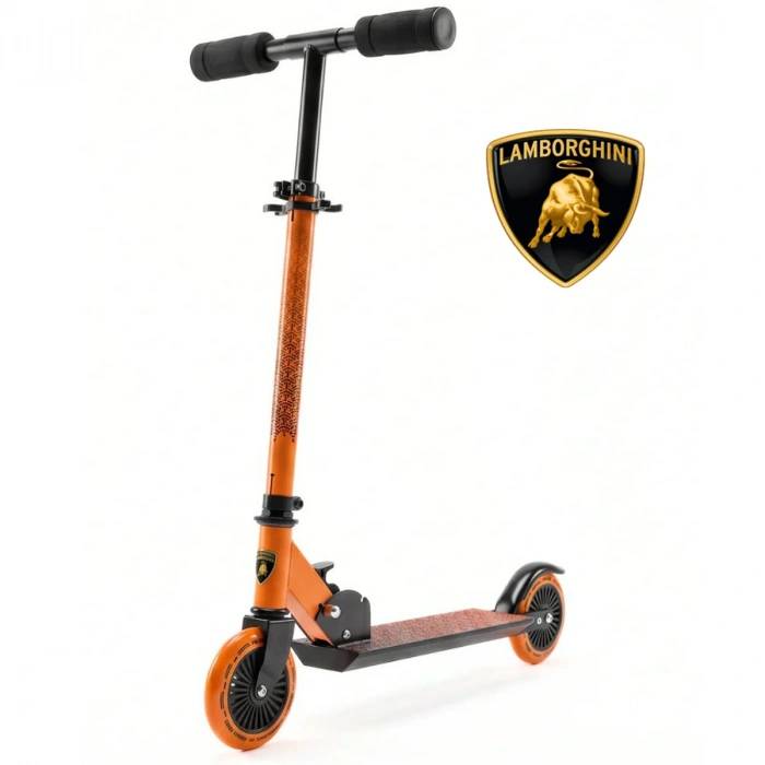 Lamborghini L6-120 Katlanabilir Çocuk Scooter Turuncu