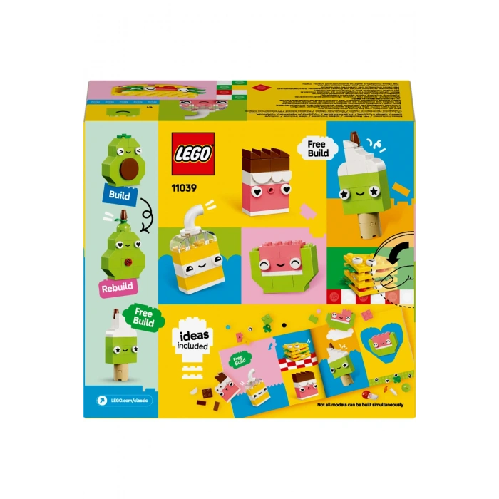 Lego ® Classic Yaratıcı Yiyecek Arkadaşlar 11039 - 4+ Yaratıcı Oyuncak Yapım Seti (150Parça)