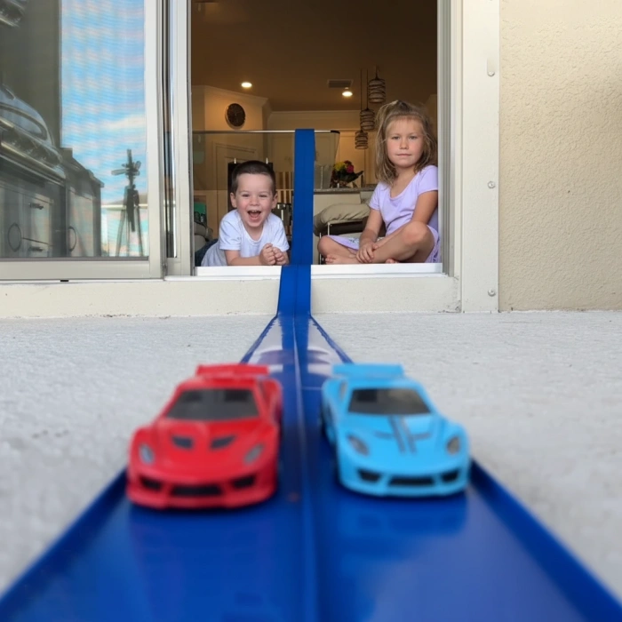 Flex Track Flexible Race Track Esnek Yarış Pisti - Mavi