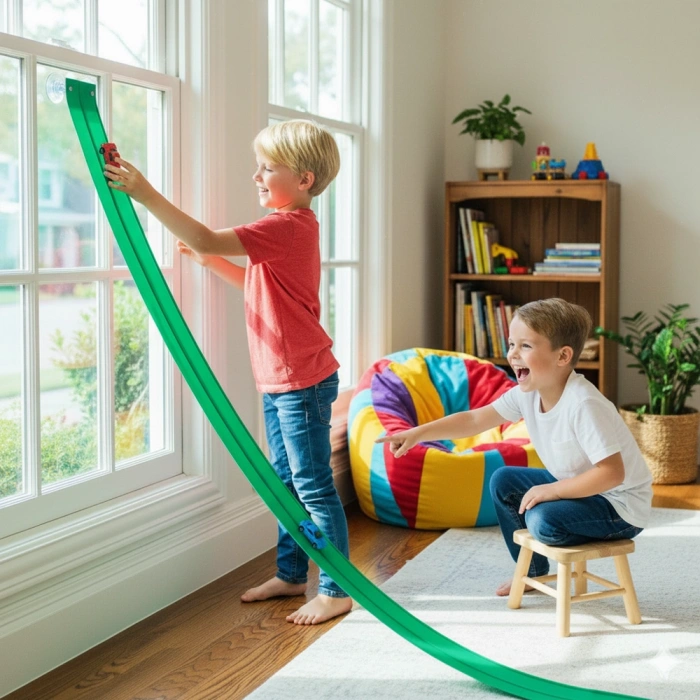 Flex Track Flexible Race Track Esnek Yarış Pisti - Yeşil