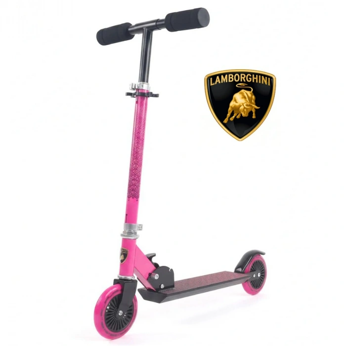 Lamborghini L6-120 Katlanabilir Çocuk Scooter Pembe
