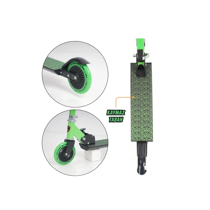 Lamborghini L6-120 Katlanabilir Çocuk Scooter Yeşil