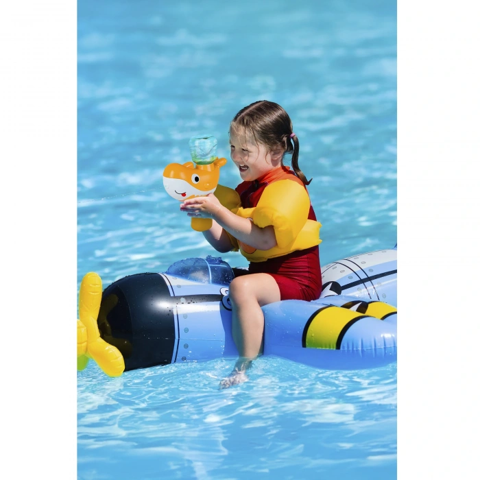 Şarjlı Su Hazneli Sevimli Yunus Oyuncak Su Tabancası Sarı