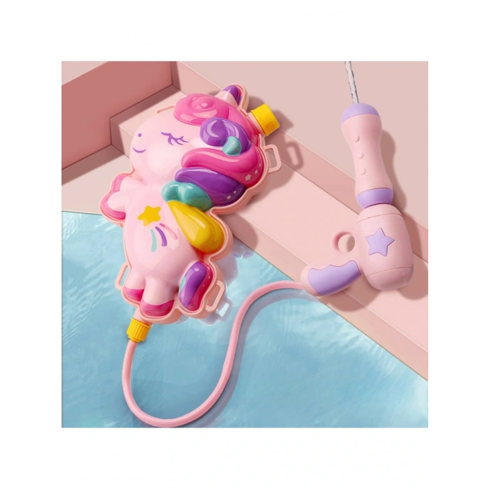Sırt Çantalı Sırta Takılabilen Pompalı Su Tabancası 2000ML Kapasite Unicorn