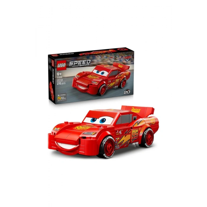 LEGO ® Speed Champions | Şimşek McQueen 77255 – 9+ Yaratıcı Oyuncak Yapım Seti (270 Parça)