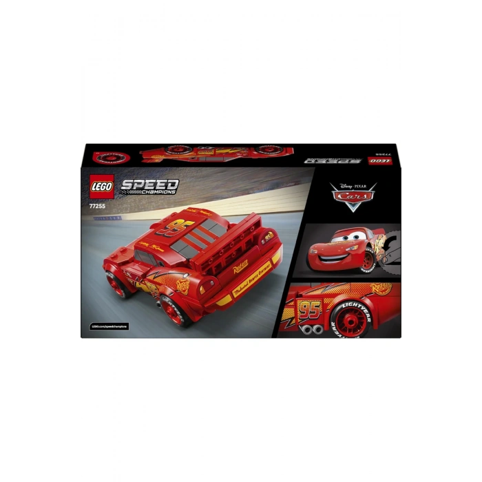 LEGO ® Speed Champions | Şimşek McQueen 77255 – 9+ Yaratıcı Oyuncak Yapım Seti (270 Parça)