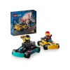 LEGO ® City Go-Kartlar ve Yarış Sürücüleri 60400 - 5 Yaş & Üzeri Çocuklar için Yaratıcı Oyuncak Yapım Seti (99 Parça)