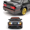 1/16 4WD 50 KM Hızlı E30 RC Drift Uzaktan Kumandalı Yedek Lastikli Oyuncak Drift Araba Siyah