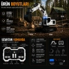 3in1 Excavator Kırıcı Delici Taşıyıcı RC Uzaktan Kumandalı Işıklı Sesli Metal Alaşım Ekskavatör İş Makinesi