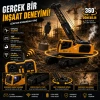 Buharlı Full Fonksiyon 2.4GHz RC Uzaktan Kumandalı RC Vinç Full Fonksiyon Paletli RC Vinç
