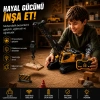 Buharlı Full Fonksiyon 2.4GHz RC Uzaktan Kumandalı RC Vinç Full Fonksiyon Paletli RC Vinç