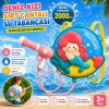 Sırt Çantalı Sırta Takılabilen Pompalı Su Tabancası 2000ML Kapasite Deniz Kızı