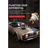 1:14 Elektrikli 50 KM Hız 4WD 2.4GHz RC Uzaktan Kumandalı Drift Drag Araba Yedek Lastikli LED Işıklı