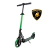 Lamborghini Lisanslı L6-200 Katlanabilir Metal Ayaklık Kaymaz Taban 2 Tekerlekli 8+ Yaş Çocuk Scooter Yeşil