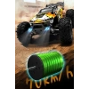 Profesyonel RC Uzaktan Kumandalı Araba 4WD 1:16 Metal İç Aksam 70km/H Şarjlı 4x4 Model Araç Sarı