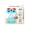 LED Işıklı Akrobat Mini Drone 360° Mini Kamerasız Drone Quadcopter 2.4Ghz