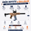 MK6 Gel Blaster Su Topu Atan Oyuncak Şarjlı Bej