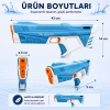 Şarjlı Otomatik Dolum Hazneli Su Tabancası 8-10m Menzil Seri Atış