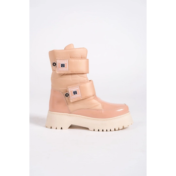 ELISA Cırt Cırtlı  Paraşüt Kumaş Rugan Kadın Bot RTT - Ten