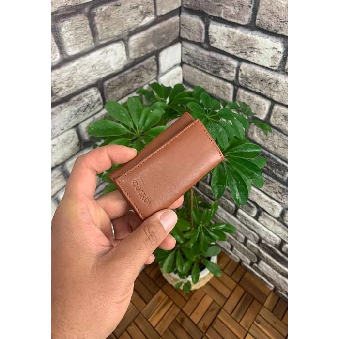 Guard Açık Taba Deri Anahtarlık