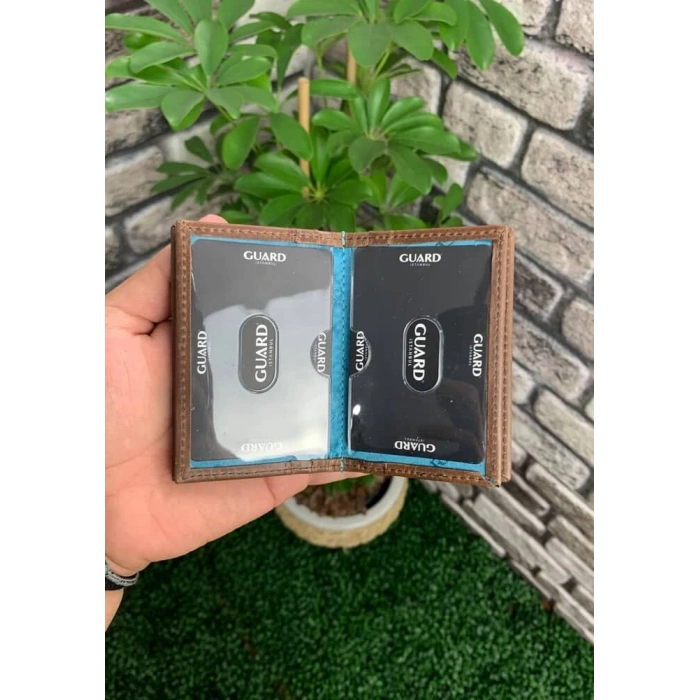 Guard Antik Kahverengi Deri Kartlık