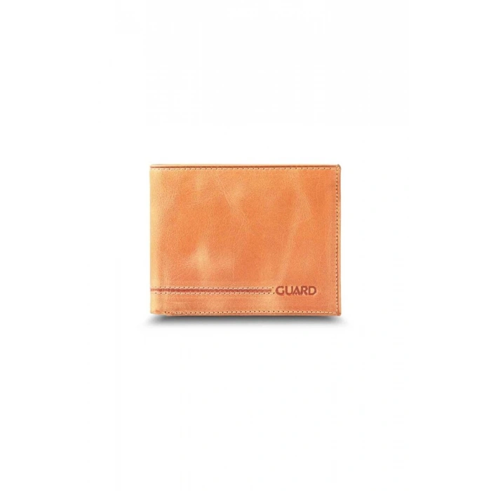 Guard Antik Sarı Klasik Deri Erkek Cüzdanı