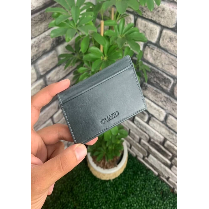 Guard Antik Siyah Deri Kartlık