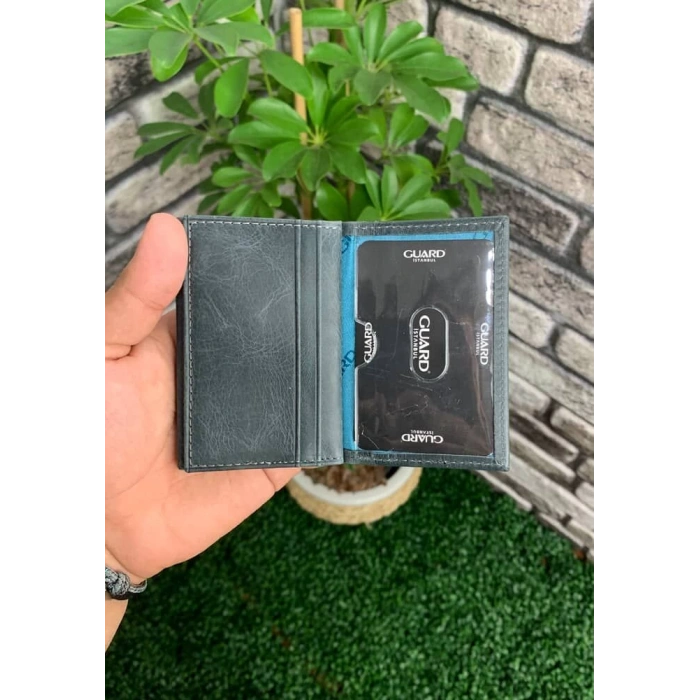 Guard Antik Siyah Deri Kartlık