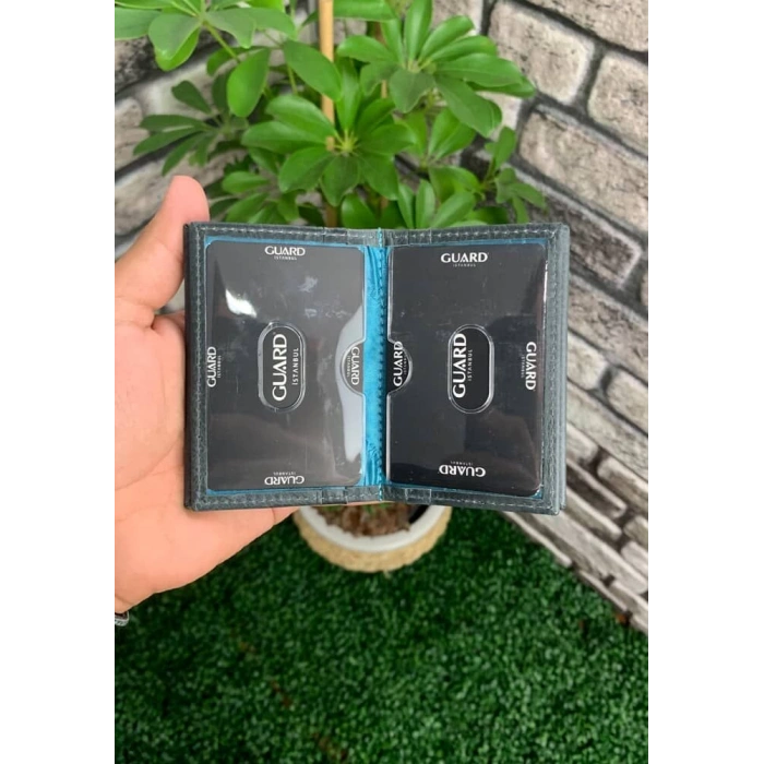 Guard Antik Siyah Deri Kartlık