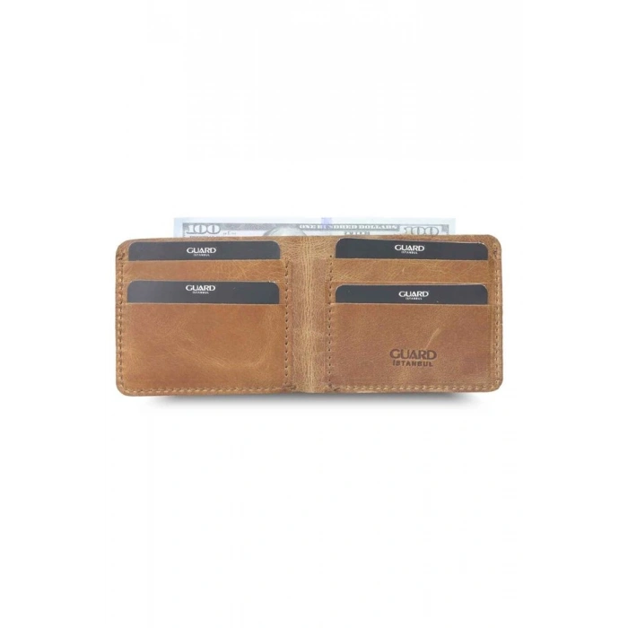 Guard Antik Taba El Yapımı Deri Erkek Cüzdanı