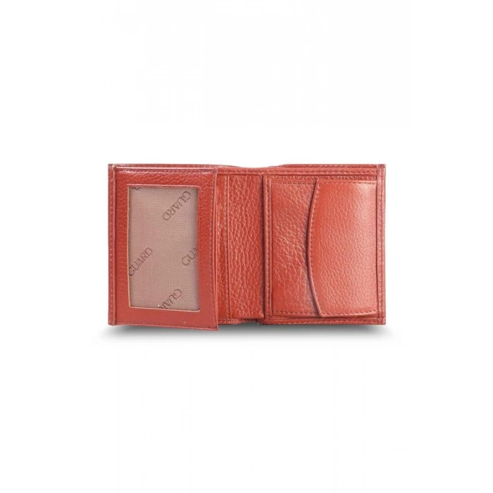 Guard Bozuk Para Girişli Taba Deri Erkek Cüzdanı