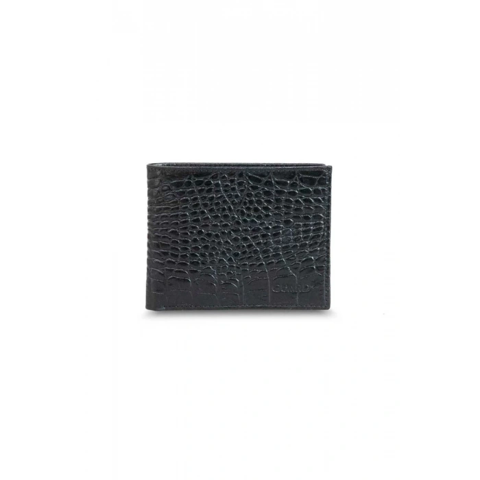 Guard Croco Siyah Klasik Deri Erkek Cüzdanı