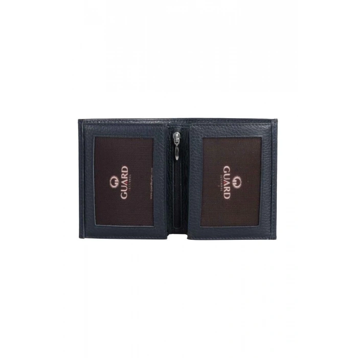 Guard Goldies Lacivert Deri Erkek Cüzdanı