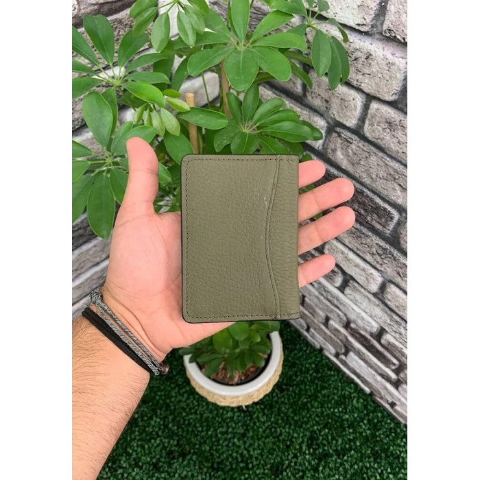 Guard Haki Yeşil Deri Kartlık
