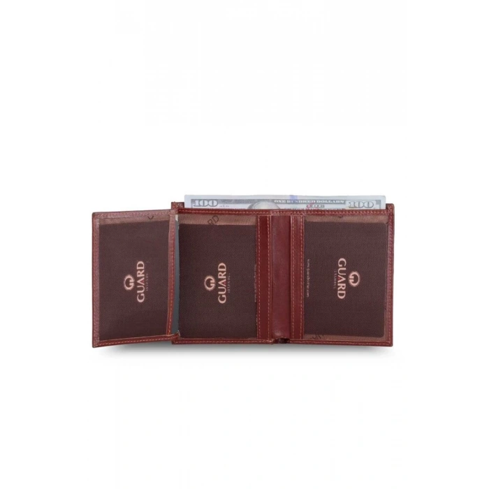 Guard İnce Taba Dikey Deri Erkek Cüzdanı