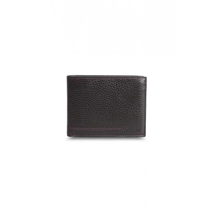 Guard Kahverengi Bozuk Para Bölmeli Deri Erkek Cüzdanı