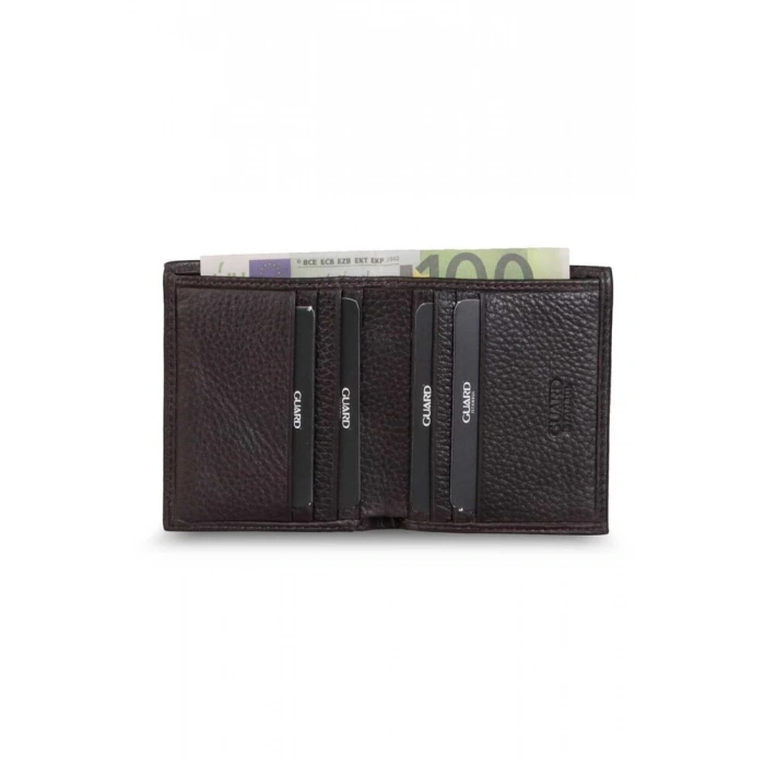 Guard Kahverengi Deri Erkek Cüzdan