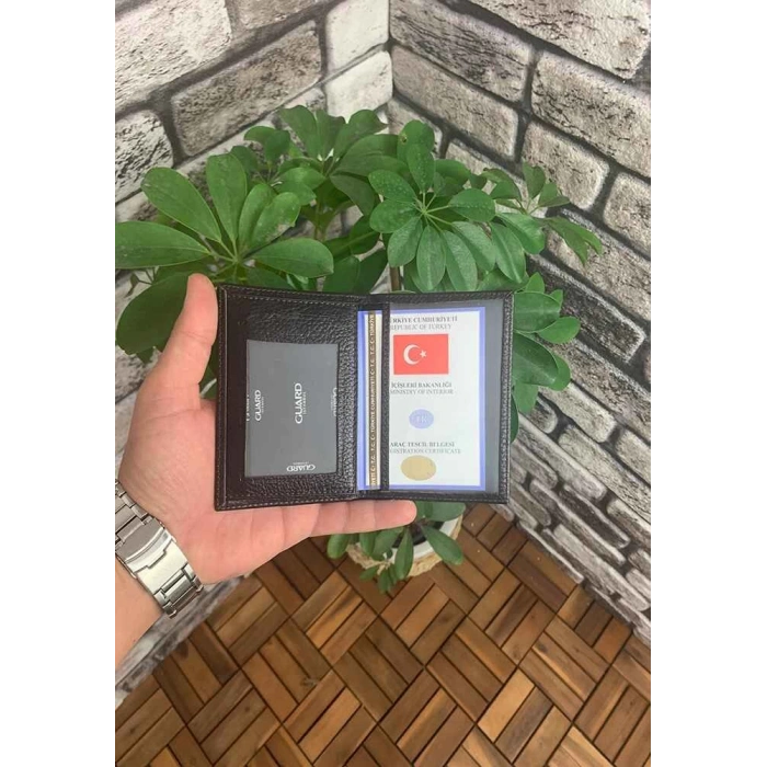 Guard Kahverengi Deri Ruhsatlık