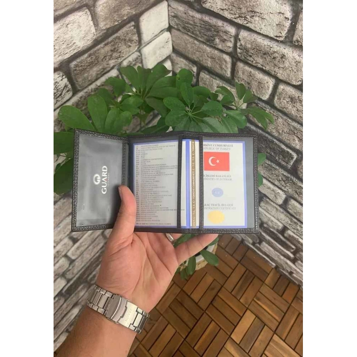 Guard Kahverengi Deri Ruhsatlık