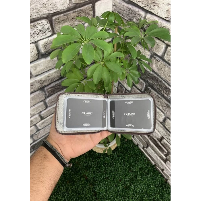 Guard Kahverengi Fermuarlı Kartlık