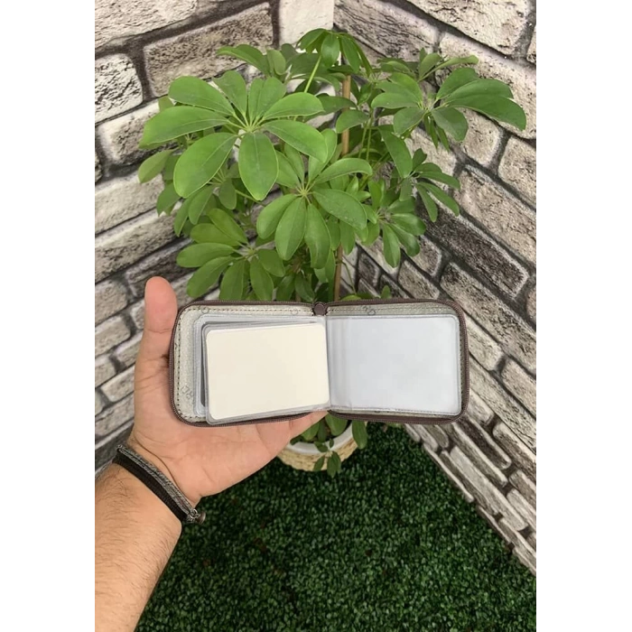 Guard Kahverengi Fermuarlı Kartlık