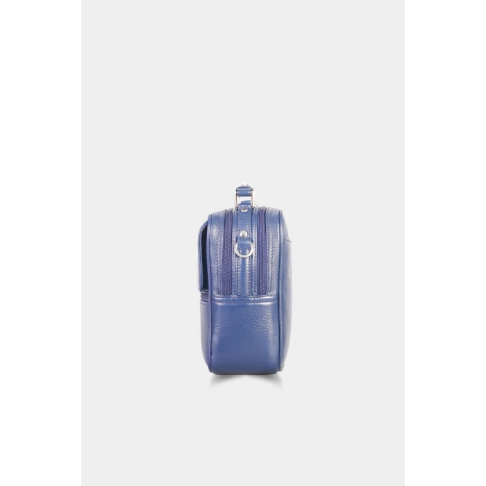 Guard Küçük Boy LacivertDeri El Çantası