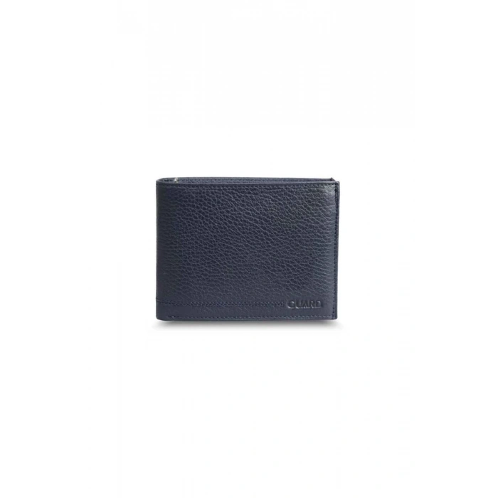 Guard Lacivert Bozuk Para Bölmeli Deri Erkek Cüzdanı