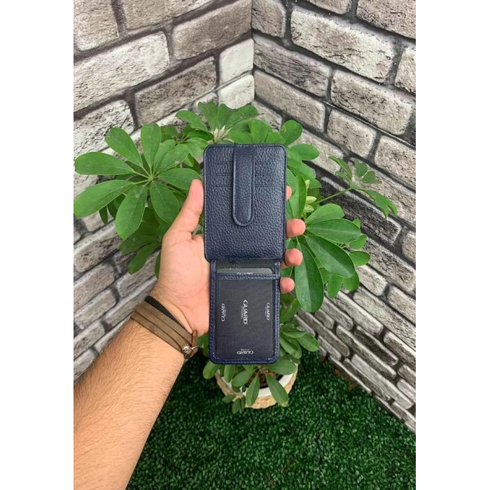 Guard Lacivert Deri Kartlık