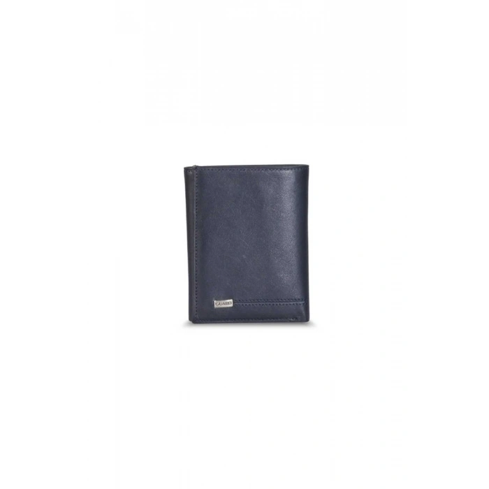 Guard Lacivert Dikey Deri Erkek Cüzdanı