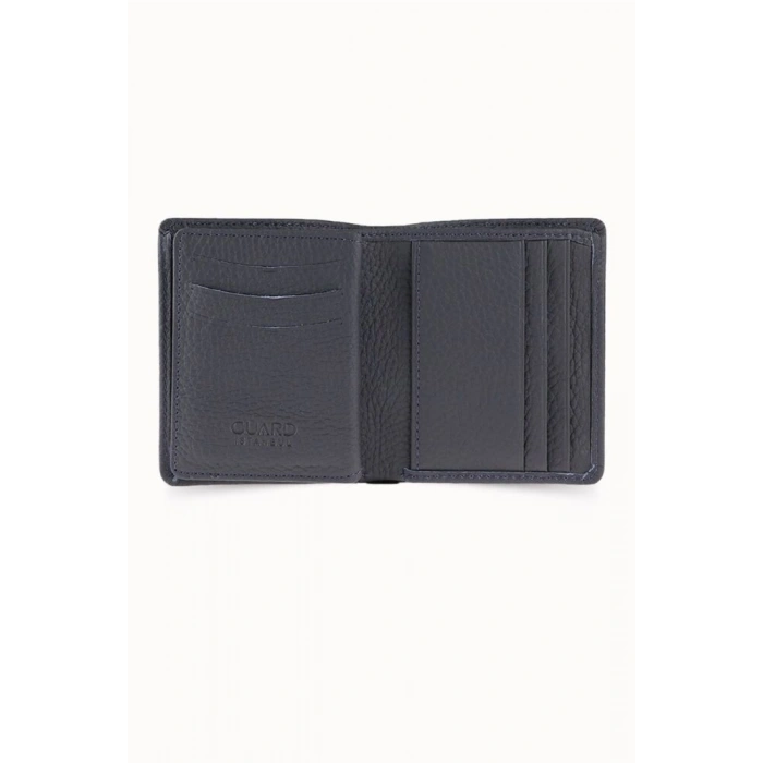 Guard Lacivert Guti Mat Yatay Mini Cüzdan