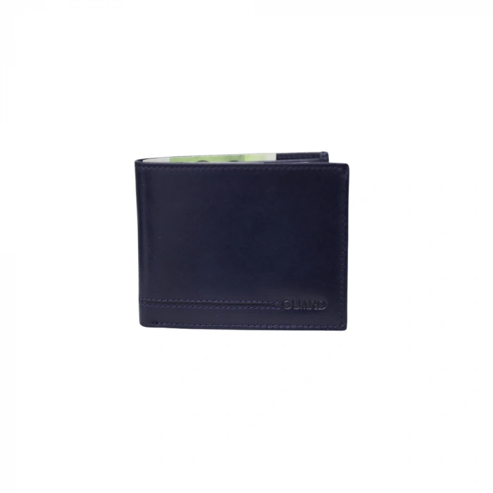 Guard Lacivert Temi Deri Erkek Cüzdanı
