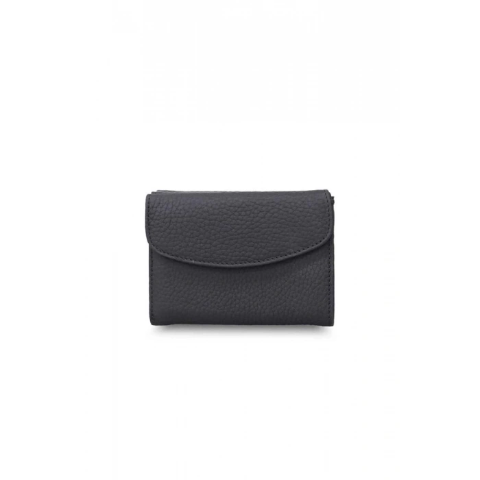 Guard Mat Siyah Bozuk Paralıklı Kadın Cüzdan