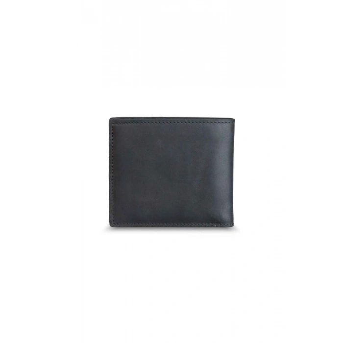 Guard Mat Siyah Mat El Örgüsü  Deri Erkek Cüzdan